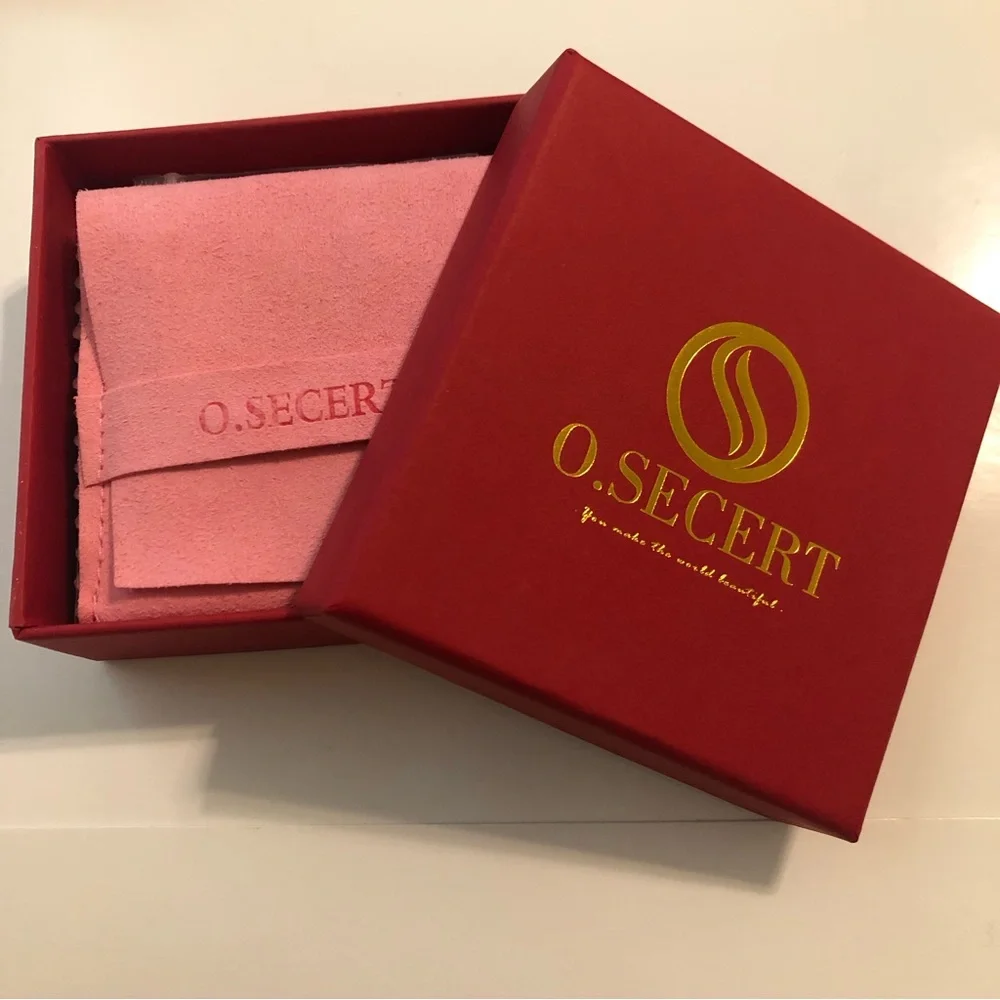 NIB O.Secret Paperclip Chain Pendant Necklace - Picture 14 of 15